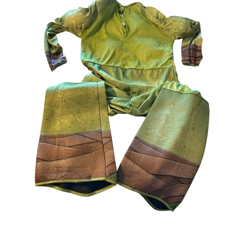 Nickelodeon Green and Brown Superhero Ninja Turtle Costume